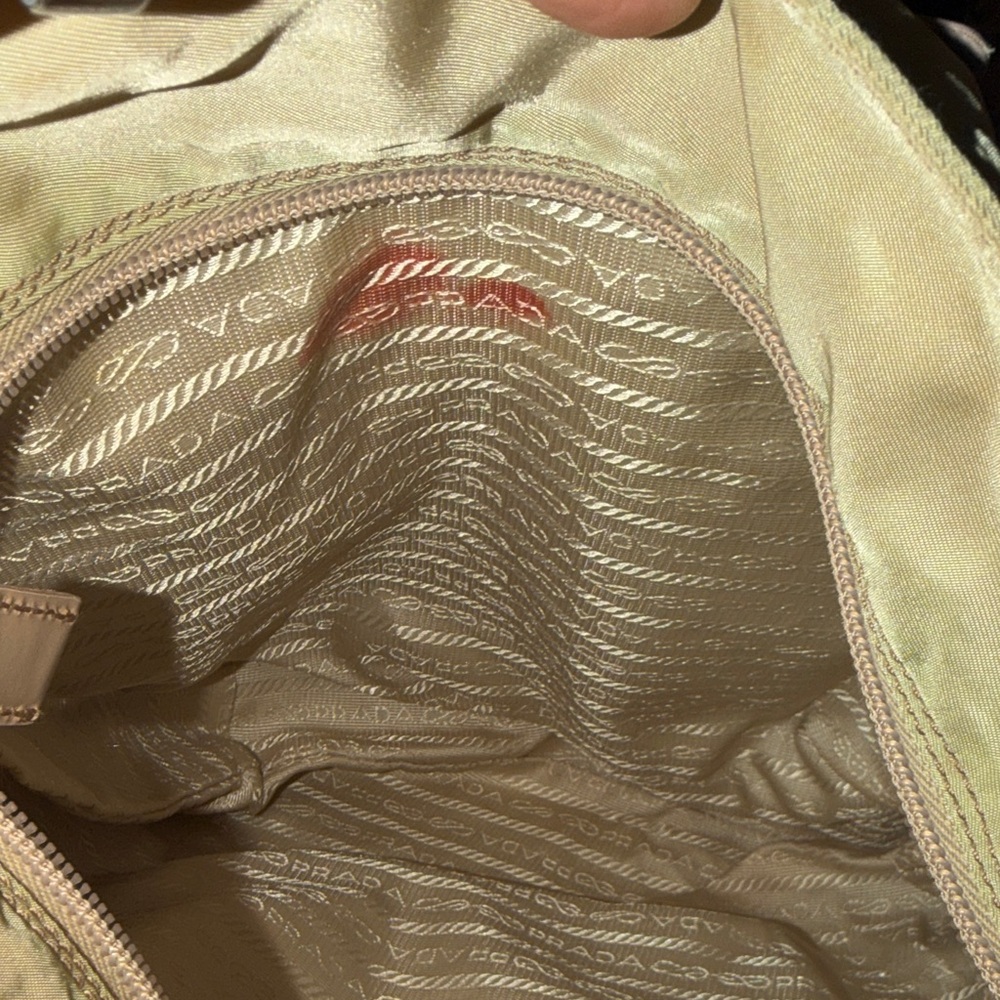 Authentic Prada Tan Nylon Tote Bag - Picture 4 of 12